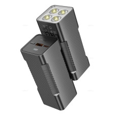 Зовнішній акумулятор HOCO Q15 Flashlight 22.5W fully compatible power bank(10000mAh) Black (6942007601542)