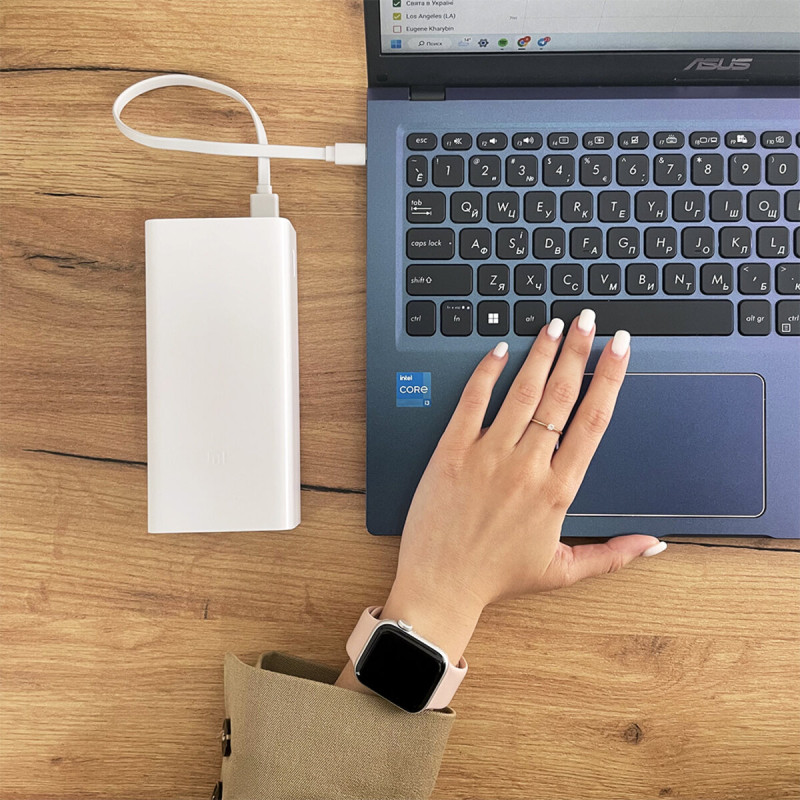 Зовнішній акумулятор Xiaomi Mi Power Bank 3 30000mAh 24W Fast Charge PB3018ZM White (VXN4307CN)