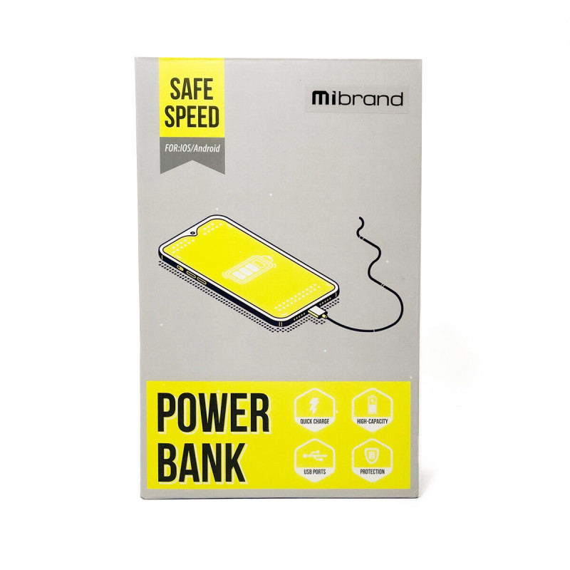 Зовнішній акумулятор Mibrand EXTREM 20000mAh solar 4 wire (MI20K/S4W)