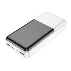 Зовнішній акумулятор HOCO J108A Universe 22.5W fully compatible power bank(20000mAh) White (6931474791221)